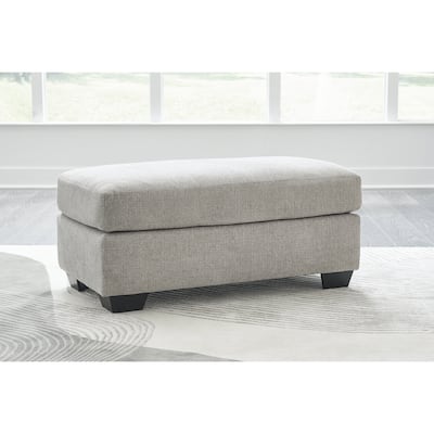 Signature Design by Ashley Avenal Park Gray Ottoman