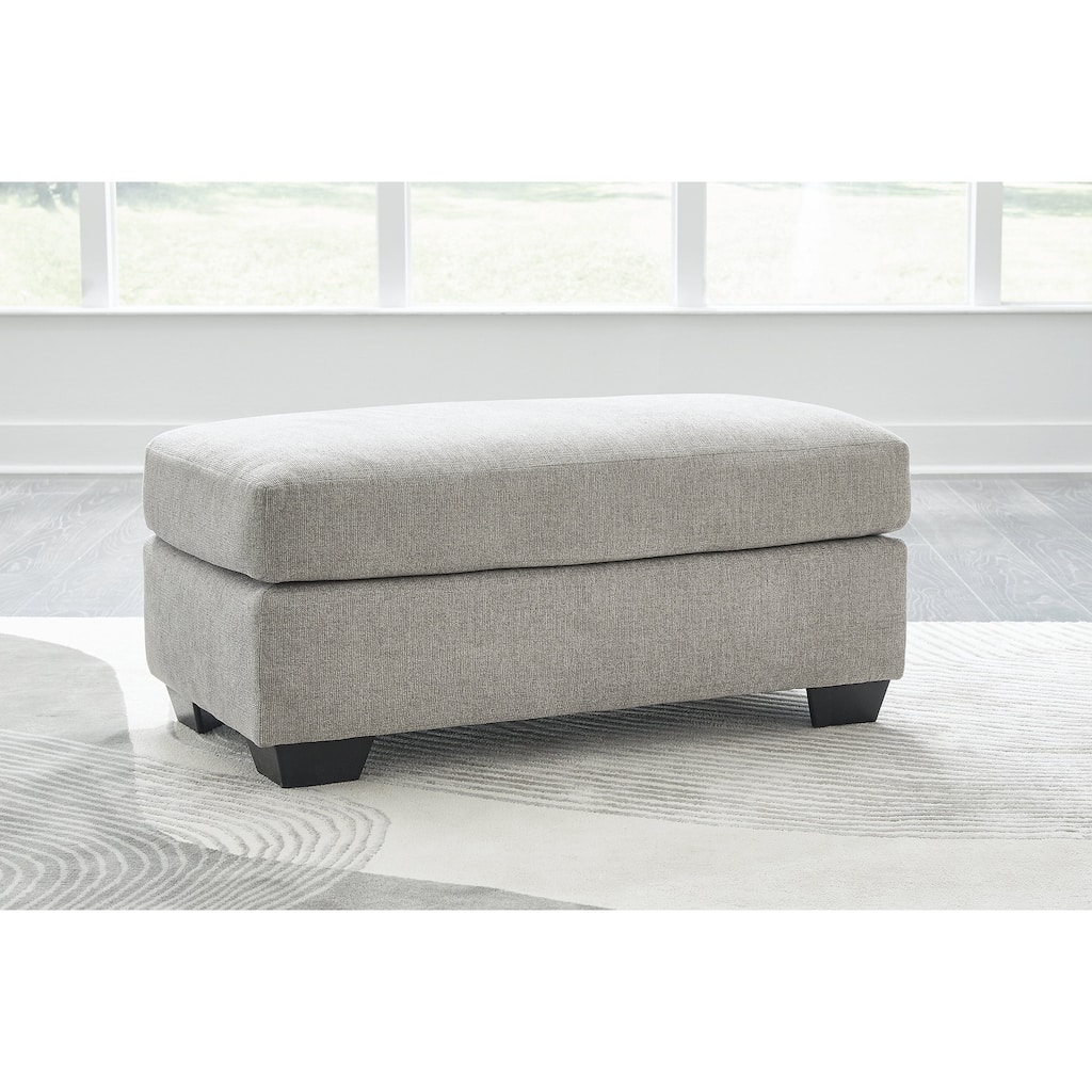 Signature Design by Ashley Avenal Park Gray Ottoman
