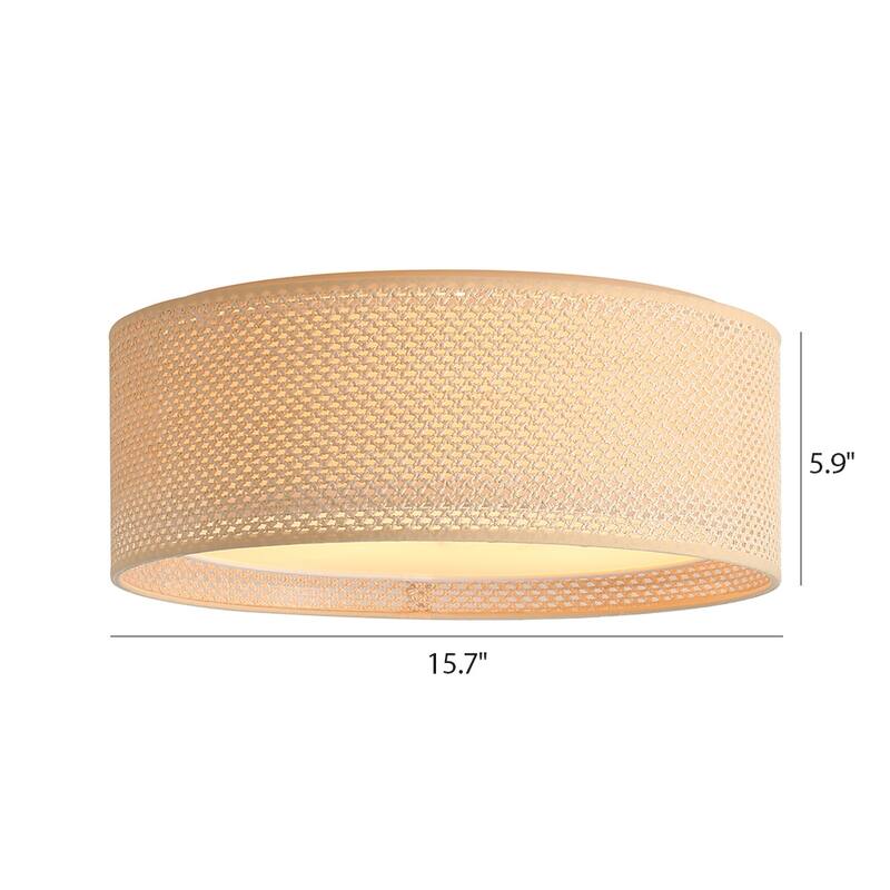 WINGBO 16 inch 3-Light and 20 inch 5-Light Flush Mount Light