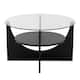 Option Black Wood/Clear Glass
