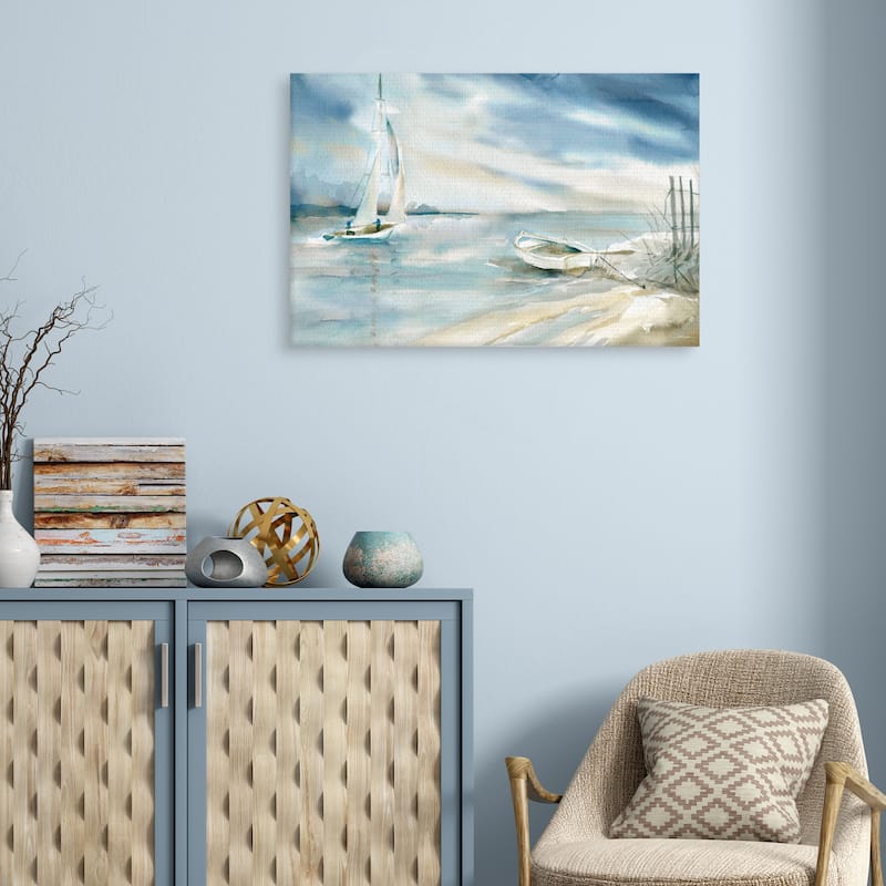 Subtle Sail by Carol Robinson Canvas Art Print