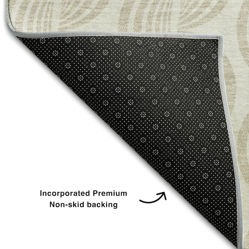 Premium Washable Super Soft Transitional Scallop Mayfield Rug
