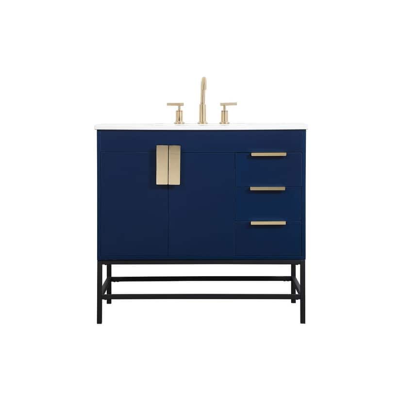 Elegant Lighting VF48836M Eugene 36" Free Standing Single Basin Vanity