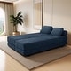 preview thumbnail 22 of 166, Daybed Convertible Bench - Fold Out Sleeper with Queen Size Mattress