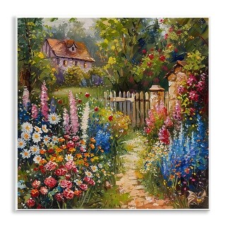 Stupell Blooming Spring Cottage Wall Plaque Art Design By LSR Design ...