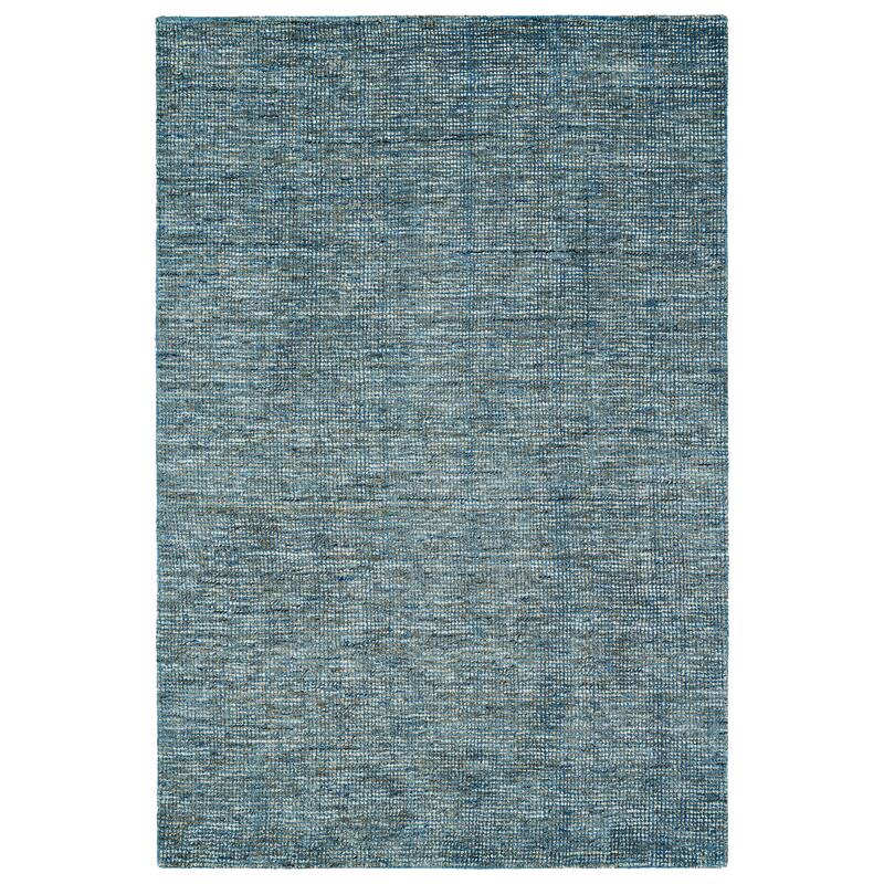 Addison Mission Multi Solid Tone Wool Blend Area Rug - 2'3" x 7'6" - Blue - Rectangle