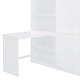 preview thumbnail 13 of 14, Elegant Full Size Bunk Bed with Storage Wardrobe and Shelves, Versatile Bed with Built-In Desk Beneath the Bed