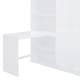 preview thumbnail 13 of 14, Full Size Loft Bed with Wardrobe,Desk and Shelves