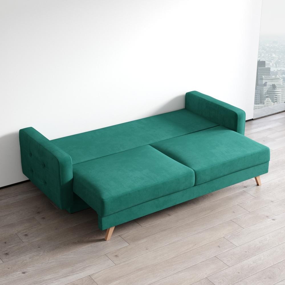 Vegas futon sofa bed deals queen sleeper with storage