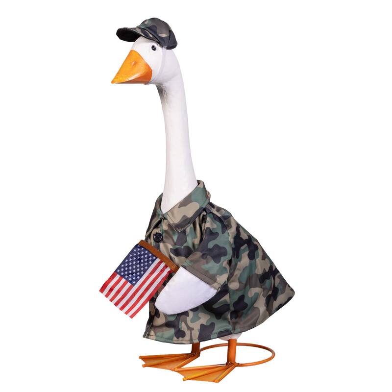 Porch Goose Outfit for Garden Statue