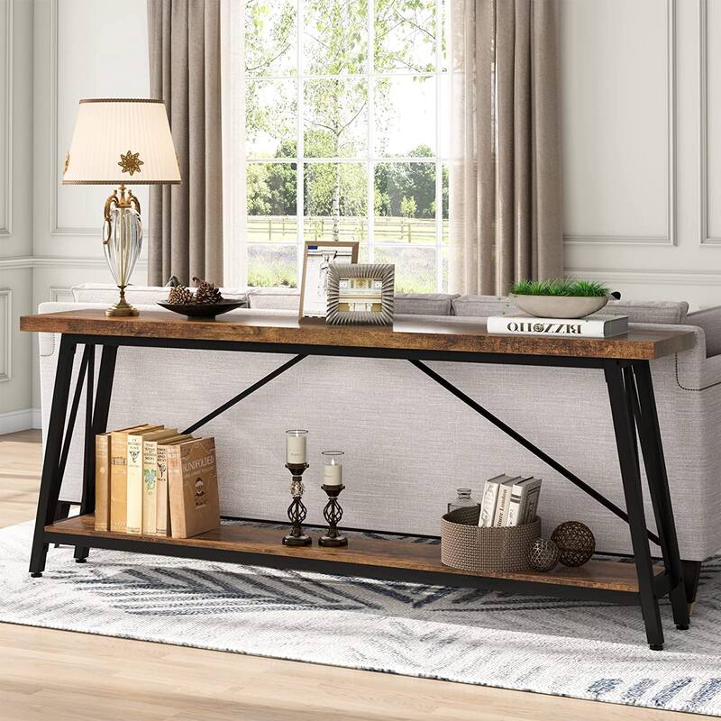 70.9 Inches Entry Console Table, Long Sofa Table