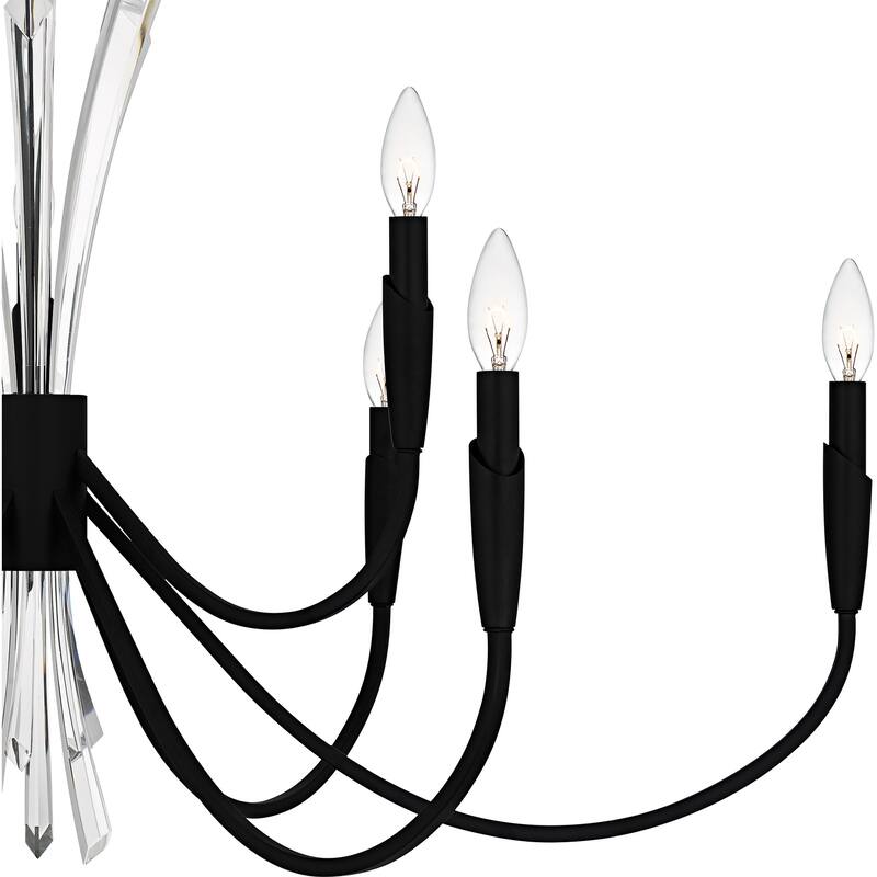 Cecily 9-Light Matte Black Chandelier