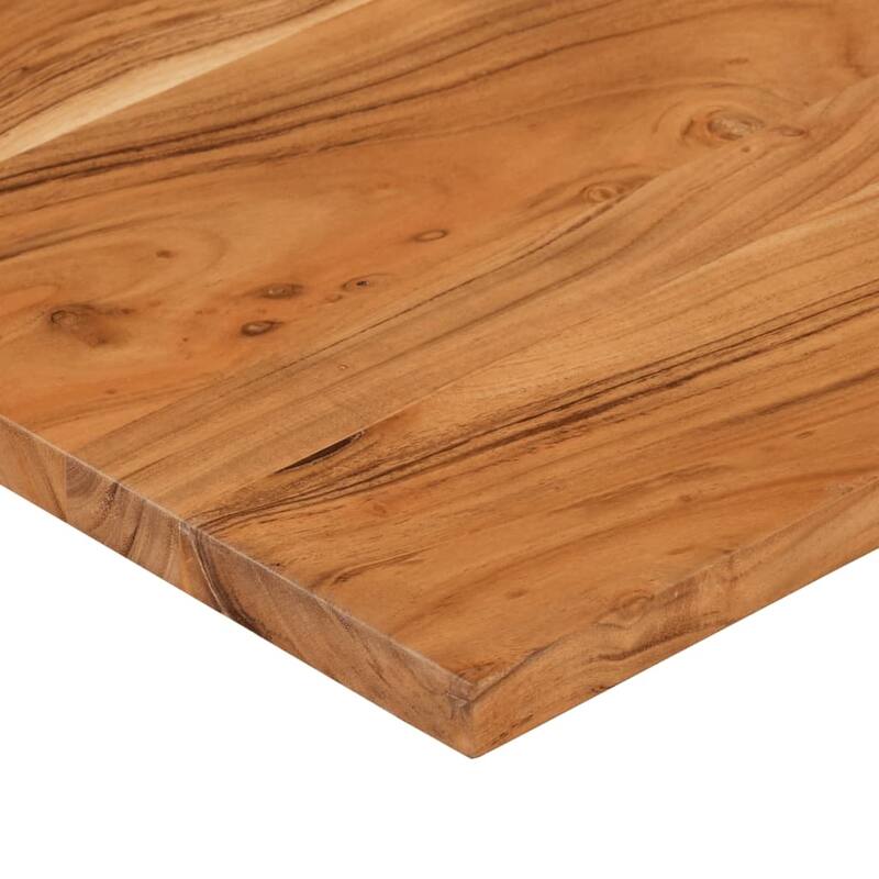 vidaXL Desk Top Natural Acacia Solid Acacia wood 55.1 x 19.7 in Durable - 19.7 x 55.1 x 1.0 in