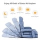preview thumbnail 13 of 31, Costway Folding Floor Single Sofa Recliner Chair W/ a Pillow 5