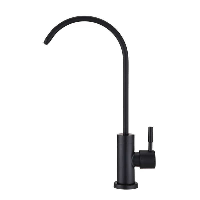 BATHLET Kitchen Water Filter Faucet Lead-Free Drinking Water Faucet - Matte Black