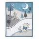 preview thumbnail 6 of 6, Lambs & Ivy Disney Baby Forever Pooh Blue/Gray 3-Piece Mini Crib Bedding Set