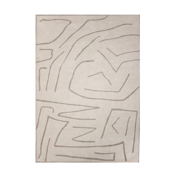 slide 2 of 4, Chloe 10' X 13'1" ft Handwoven Indoor Rug, Cream/ Beige - 10' X 13'1" ft