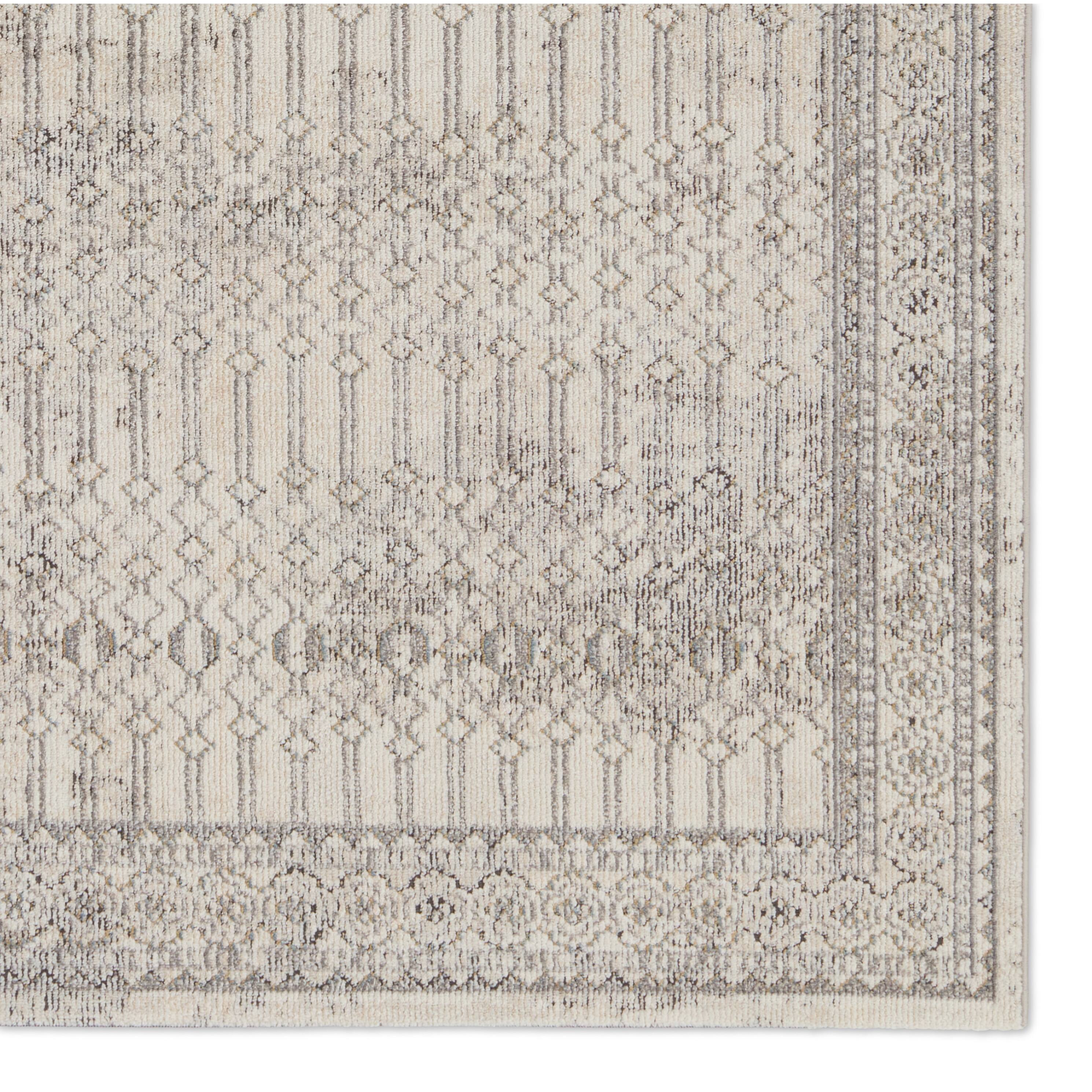 Pillar Geometric Cream/Gray Area Rug Bed Bath & Beyond 38927825