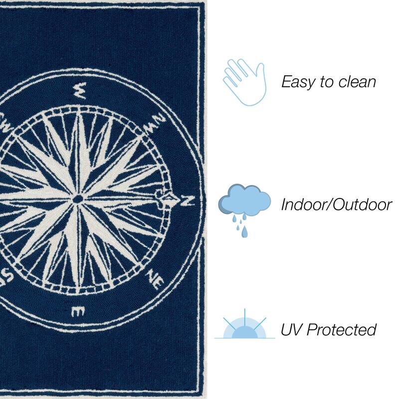 Liora Manne Frontporch Compass Indoor/Outdoor Mat
