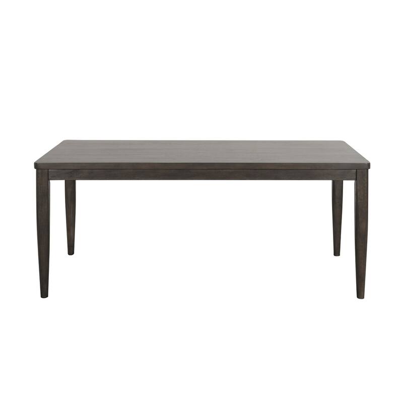 Wooden Dining Table with Wegner Legs Design in Dark Walnut - Dark Walnut - Dark Walnut