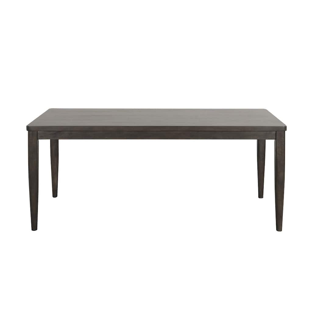 Wooden Dining Table with Wegner Legs Design in Dark Walnut - Dark Walnut