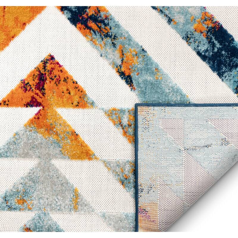 Well Woven Dorado1 Carmen Outdoor Geometric Area Rug