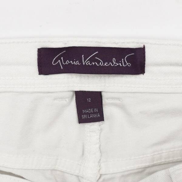 Shop Gloria Vanderbilt Crop Capris Casual Jeans Pants White Denim