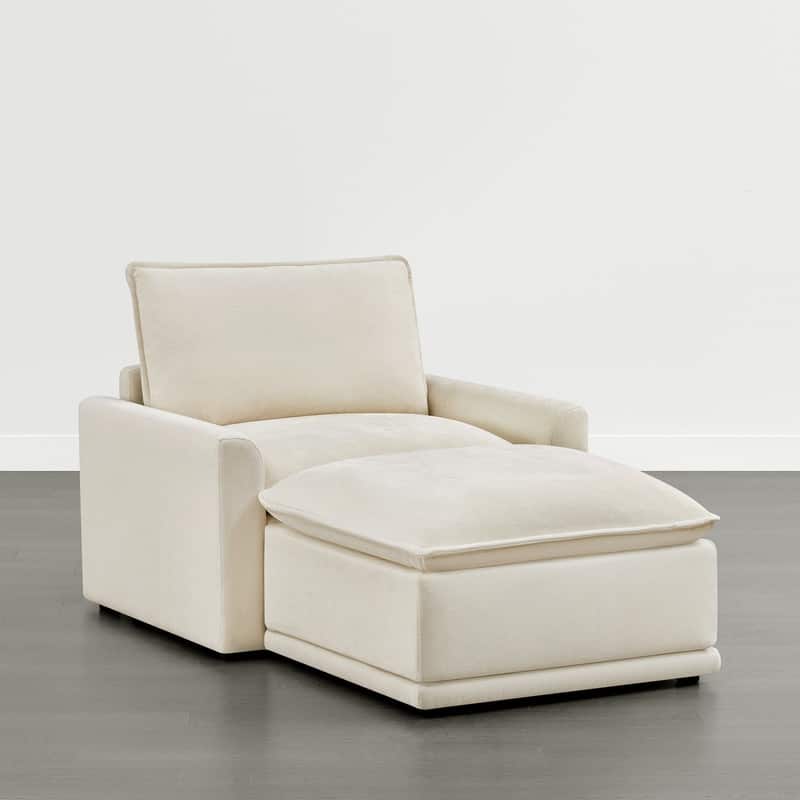 Spruce & Spring Modular Couch Oversized Sectional Sofa for Living Room