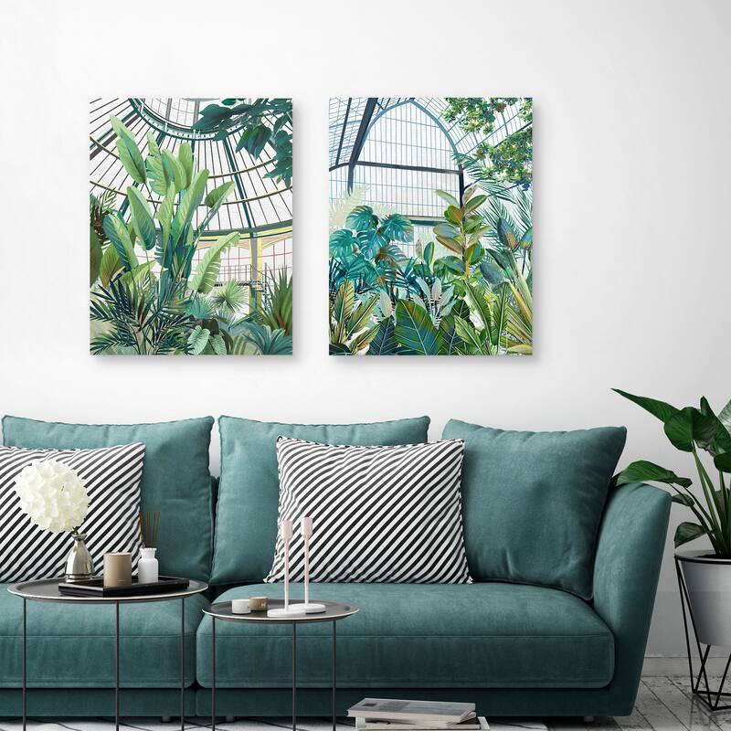 Greenhouse I, Greenhouse III by Studio Arts Canvas Art Prints