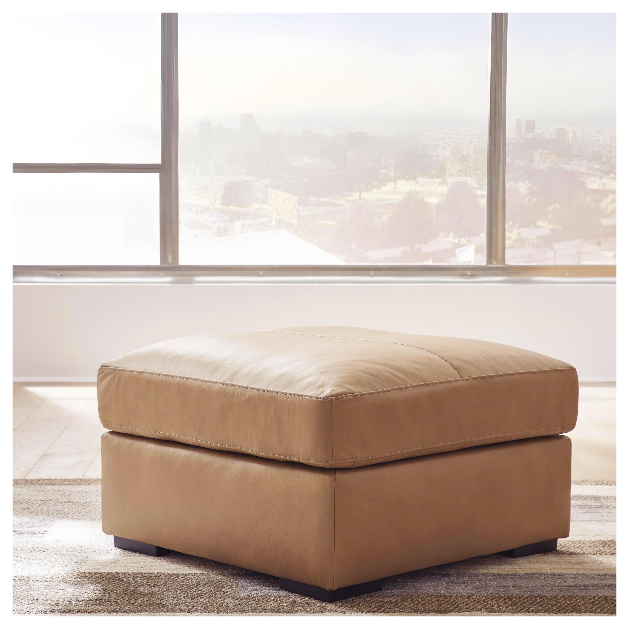 Signature Design by Ashley Bandon Brown Oversized Accent Ottoman
