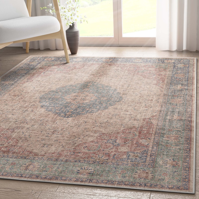 Well Woven Asha Odette Persian Oriental Vintage Area Rug