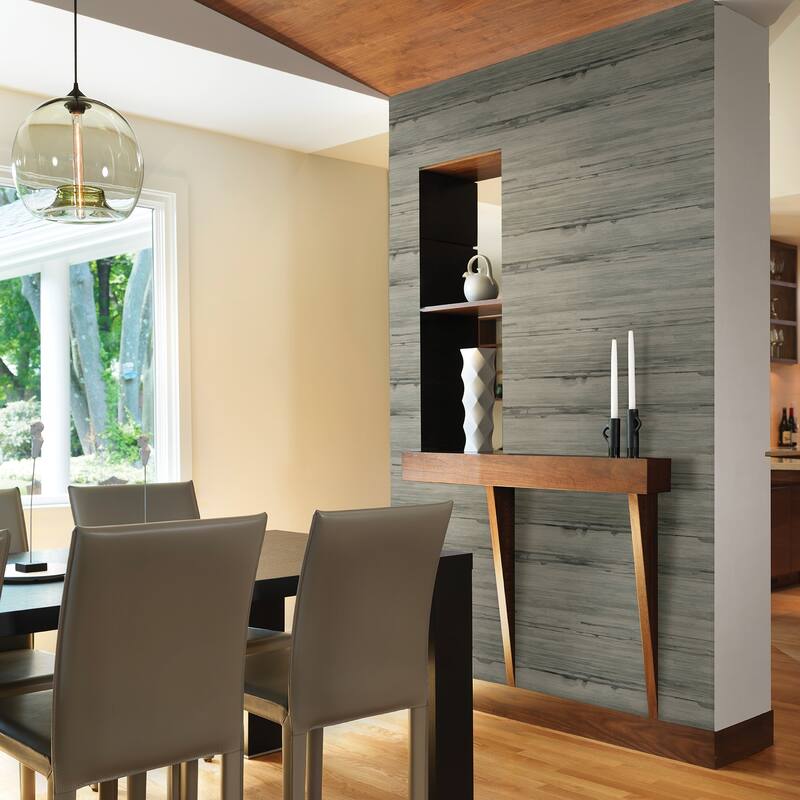 A-Street Prints Sandhurst Light Grey Abstract Stripe Wallpaper