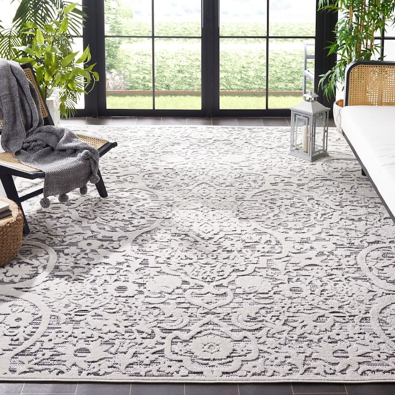 SAFAVIEH Cabana Asthildur Indoor/ Outdoor Waterproof Patio Rug