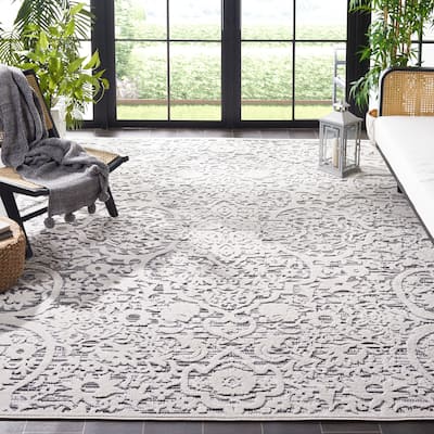 SAFAVIEH Cabana Asthildur Indoor/ Outdoor Waterproof Patio Rug