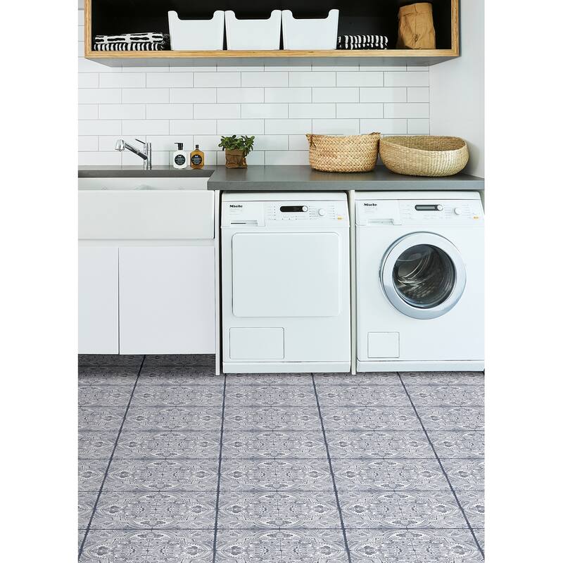 FloorPops Hastings Peel & Stick Floor Tiles