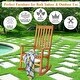 preview thumbnail 10 of 30, Gymax Wooden Rocking Chair Porch Rocker High Back Garden Seat For - See Details