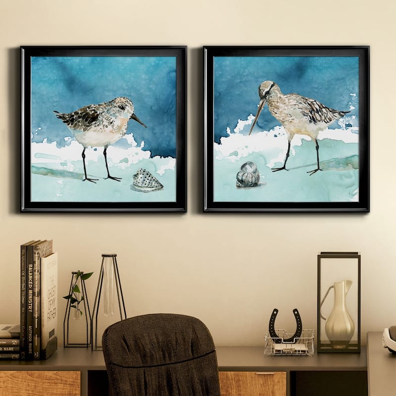 Delray Sandpiper I-Premium Framed Canvas - Ready to Hang - Multi-Color
