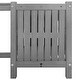 preview thumbnail 5 of 4, vidaXL Patio Bench with 2 Planters 59.1" Solid Acacia Wood Gray