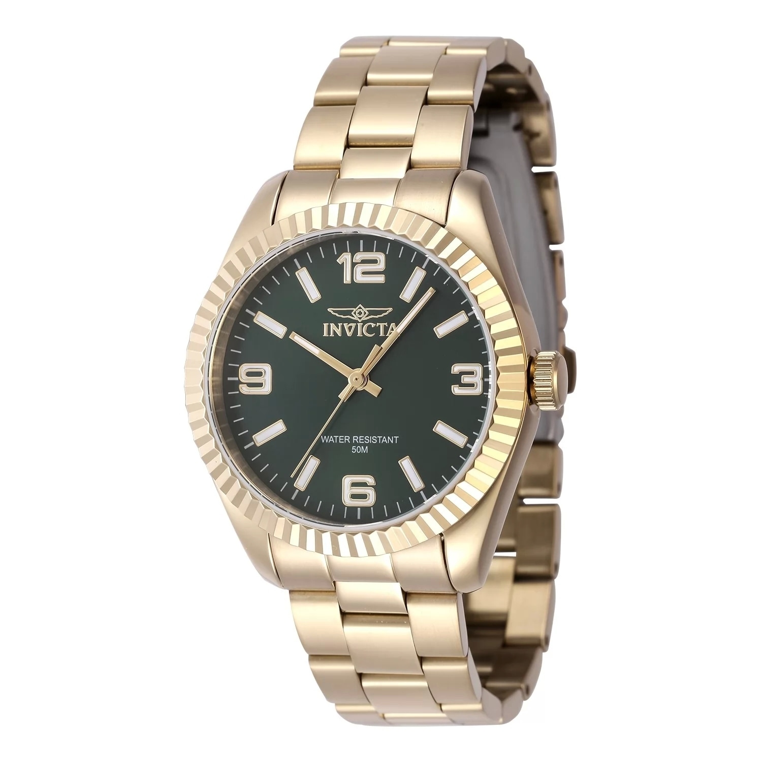 Invicta Women's 47474 Specialty Quartz 3 Hand Green Dial Watch