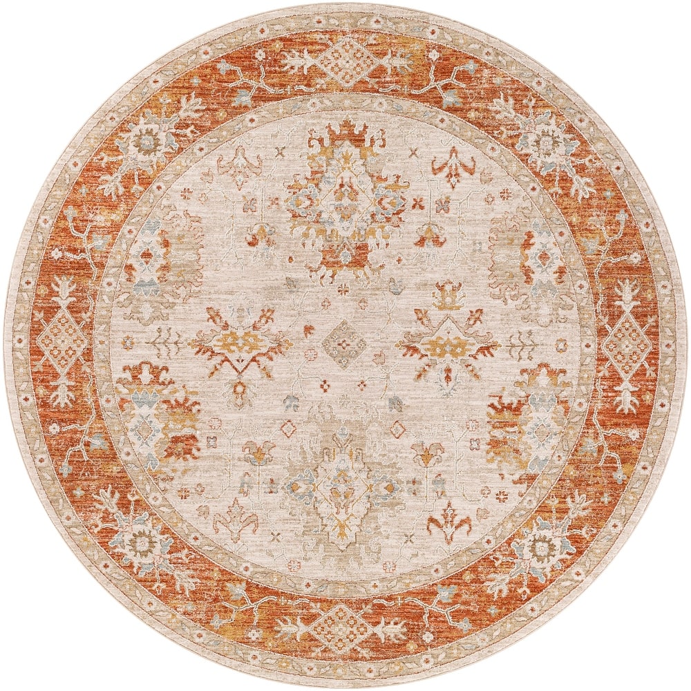 Livabliss Divya Traditional Oriental Area Rug