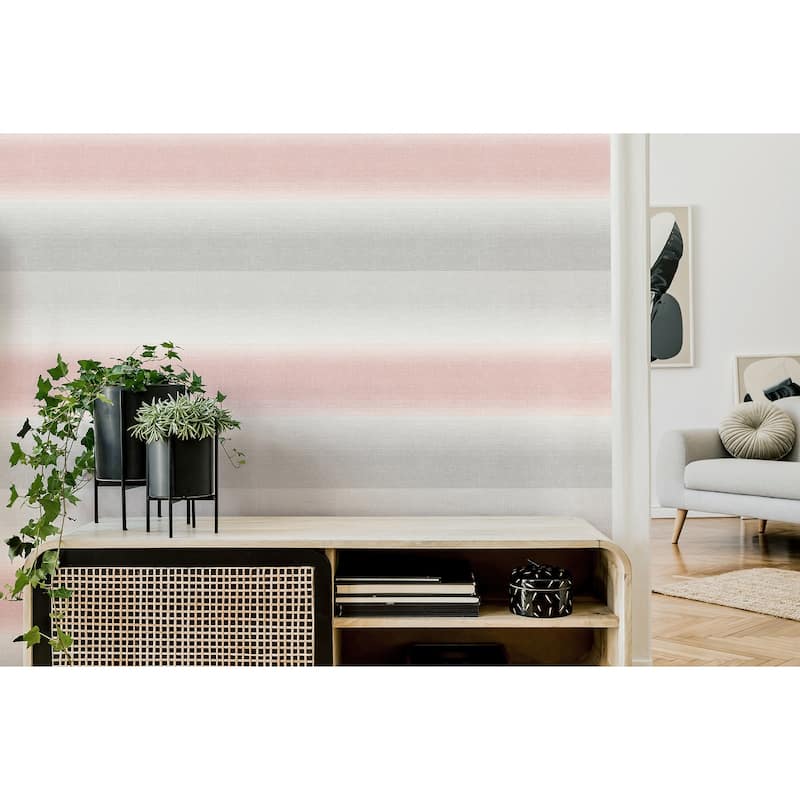 Fine Decor Kirby Pink Stripe Wallpaper