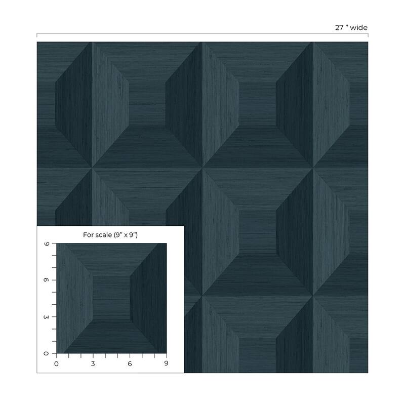 NextWall Quadrant Geo Peel and Stick Wallpaper