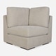 preview thumbnail 1 of 5, Uttermost Refuge Sand Corner, Sofa - 30"Hx 37.5"Wx 37.5 "D