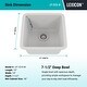 preview thumbnail 41 of 44, 15" x 15" Quartz Single Bowl Drop-In Granite Composite Sink - 15"x15"