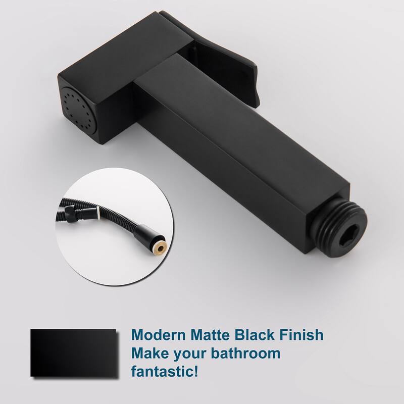 Wall Mounted Square Handheld Bidet Sprayer for Toilet