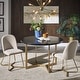 preview thumbnail 3 of 26, Cheyenne Gold Metal Dining Chair (Set of 2) by iNSPIRE Q Modern