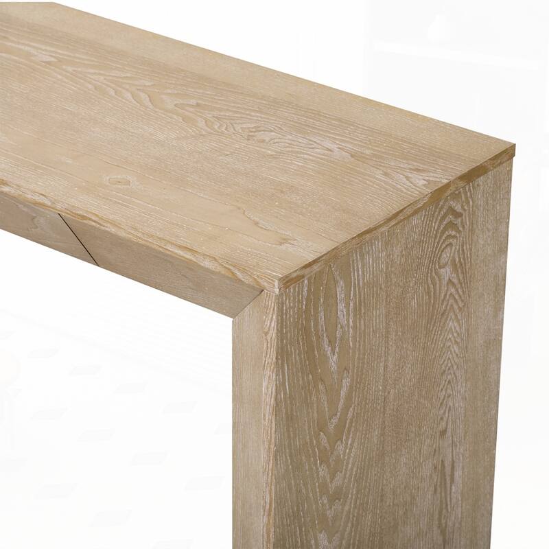 Farmhouse Console Table with 2 Concealed Drawers
