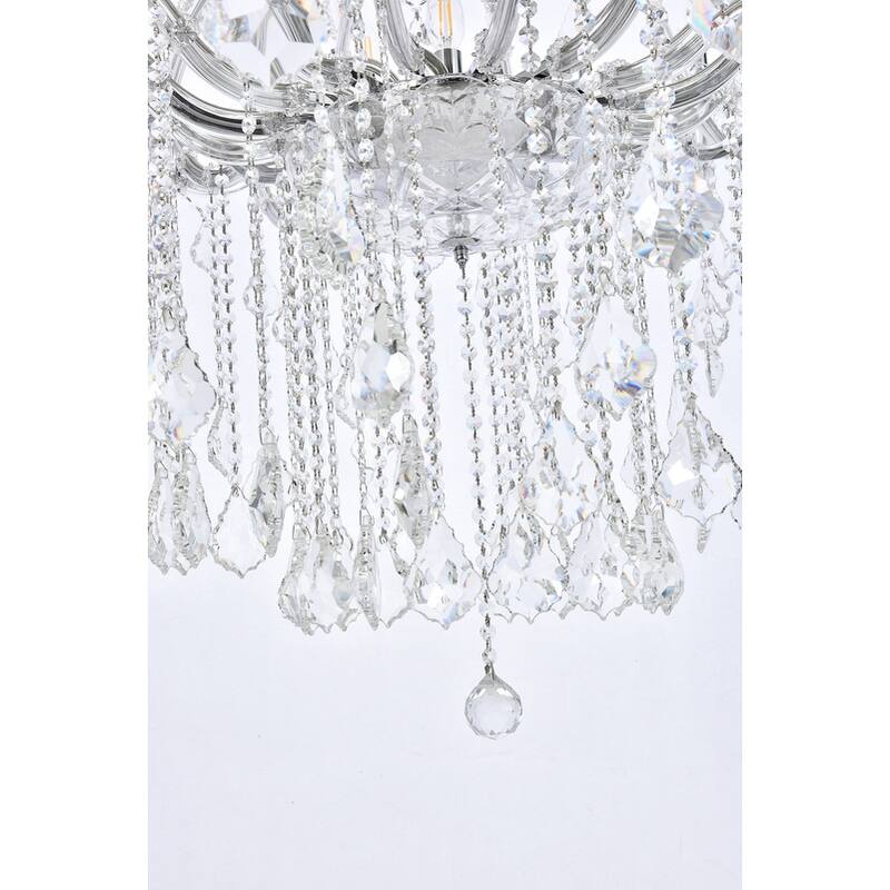 Fleur Illumination Collection Chandelier D:72in H:60in Lt:49 Chrome Finish