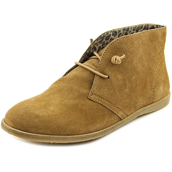 Shop Lucky Brand Ashbee Women Round Toe Leather Brown Chukka Boot