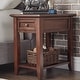 preview thumbnail 16 of 18, Zayden 1-drawer Side Table with Charging Station by iNSPIRE Q Bold